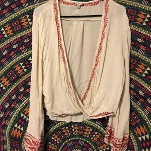 Ecoté embroidered top